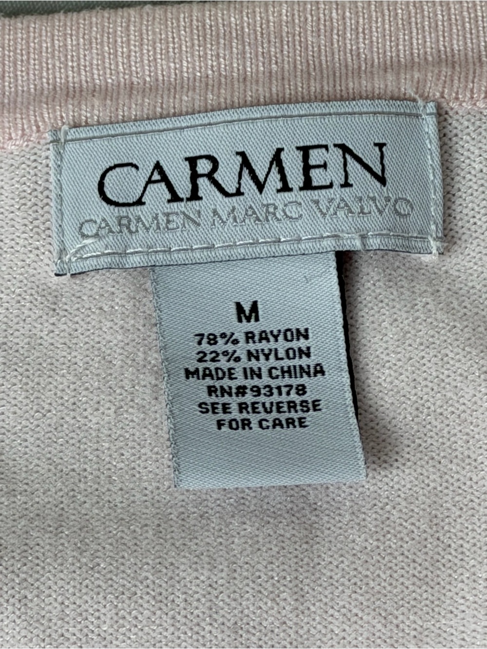 Soft Pink Gold Snap Button Cardigan Sweater M Romantic Preppy Versatile Classic - Picture 2 of 14